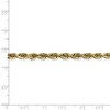 Black Bow Jewelry 4.5mm 10k Yellow Gold D/C Quadruple Rope Chain Bracelet - 4 of 4