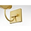 Elegant Lighting Avani 1 light Chrome and Clear Bath Sconce - 3 of 4