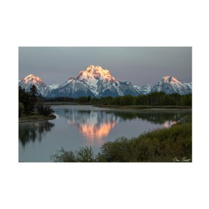 Trademark Fine Art - David Drost  Mountains of Wyoming I Canvas Art - 1 of 4