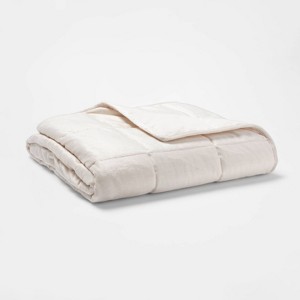 10lb Weighted Throw Blanket Ivory - Tranquility