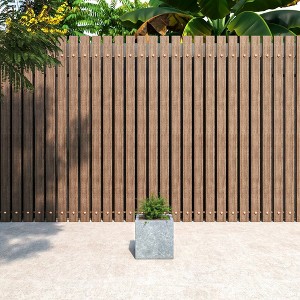 LeisureMod Fern Fiberstone Square Planter Pot for Indoor and Outdoor Use - 1 of 4
