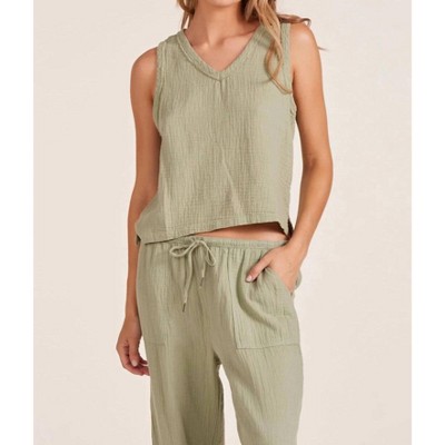 Women's Beach Gauze Tank - bobi