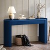 Modern Wood Console Table,Pine Veneer Storage Table with MDF Drawers and Curved Legs,Entryway or Living Room Furniture-Cuddlewood - 2 of 4
