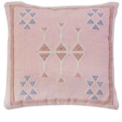 Aletha Pillow - Peach - 18" X 18" - Safavieh