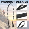 Unique Bargains Nylon Pilates Climbing Daisy Adjustable Chain Yoga Extend Belts 2 Pcs - 3 of 4