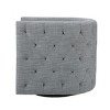 Ridstar Accent Chair and Armchairs with 360-Degree Swivel For Living Room & Bedroom-Gray - 3 of 4