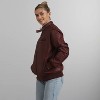 Members Only Women's Faux Leather Iconic Racer Jacket (Men's Cut) - 4 of 4
