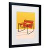 Trademark Fine Art - Rosi Feist  Wassily Chair Marcel Breuer Matted Framed Art - 3 of 4