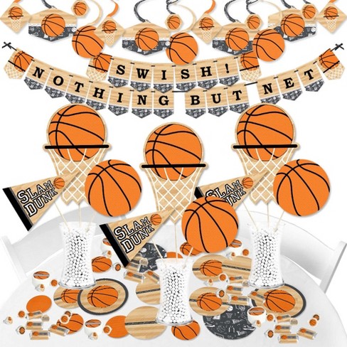 NBA Jumbo Add-An-Age Letter Banner Kit - (1 Pc.) - Customizable & Reusable  - Perfect for Basketball Fans' Birthdays & Events