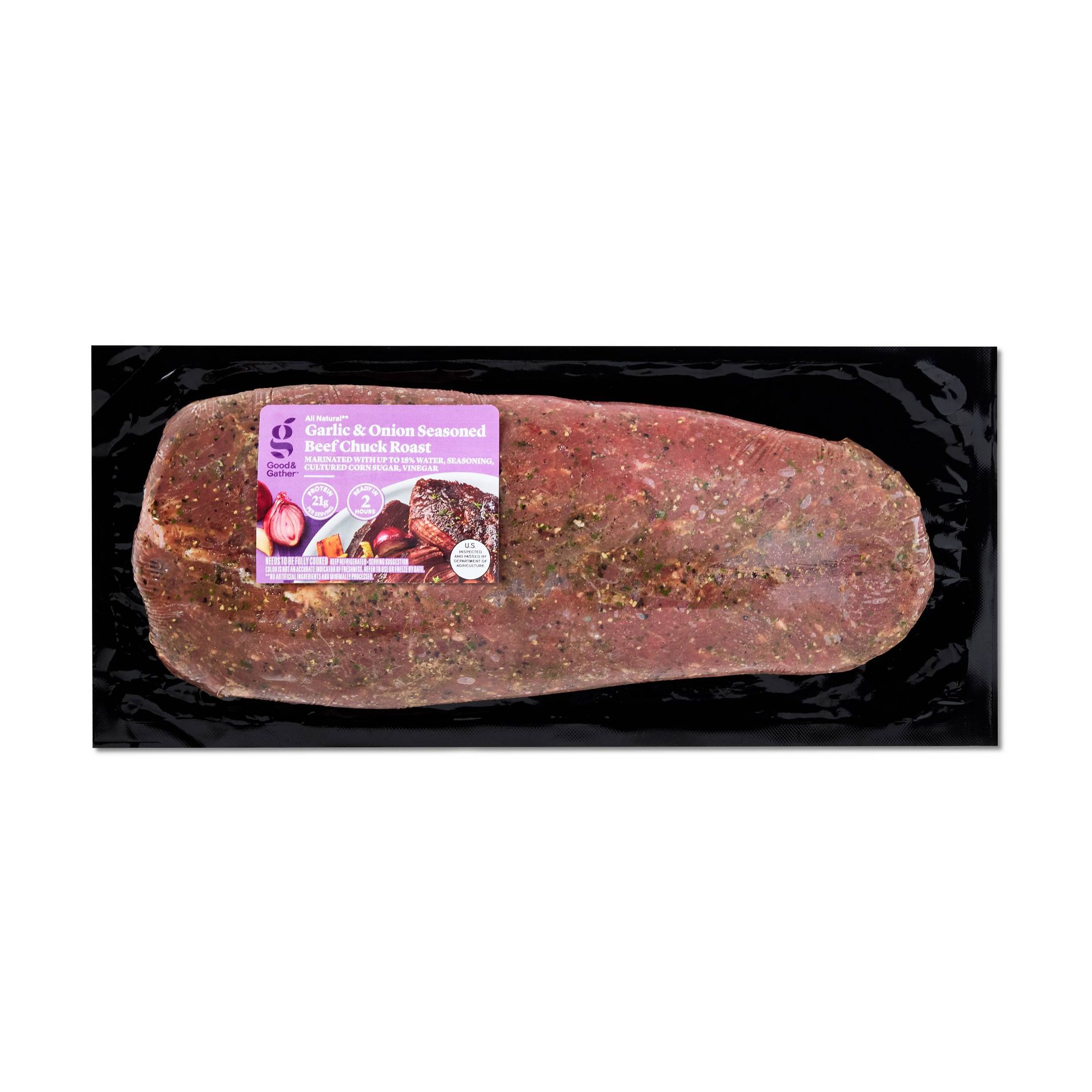Garlic Onion Chuck Roast - 1.96-3.6 lbs - price per lb - Good & Gather™