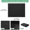 Unique Bargains Waterproof Felt Outdoor Storage Shed Flooring Mat Gray 1 Pc - 3 of 4