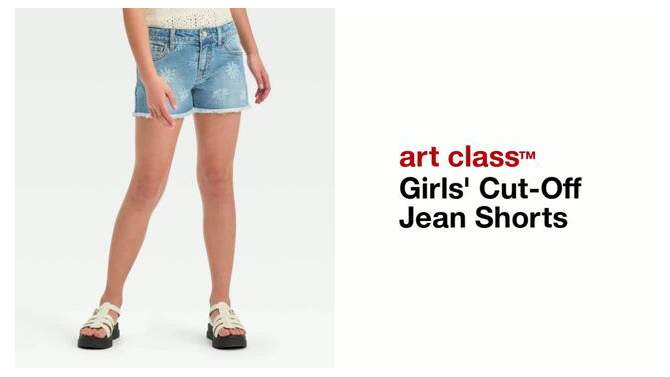 Girls' Cut-Off Jean Shorts - art class™, 2 of 9, play video