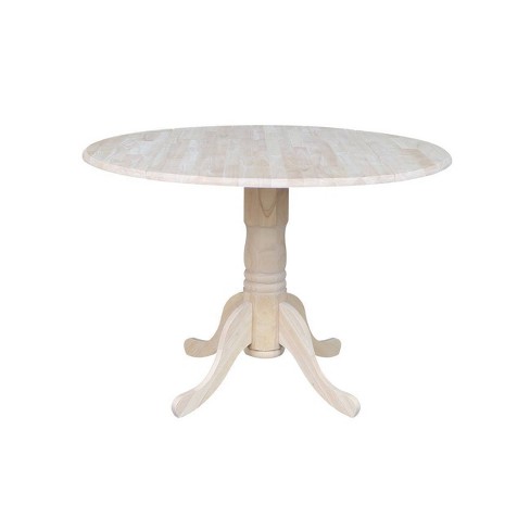 42 Mason Round Dual Dining Table, International Concepts Round Dining Table