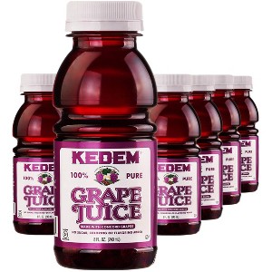 Kedem Grape Juice - 8oz Plastic Bottle (Pack of 12) - 1 of 4