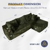 MAXYOYO 104" Modular Sectional Sofa Couch, with L-Shape Chaise, Modern Boneless Couch for Living Room, No Assembly Required - 2 of 4