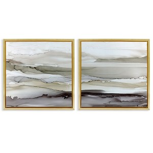 Stupell Industries Abstract Watercolor Wave Interpetation, 25" x 25" - 1 of 4