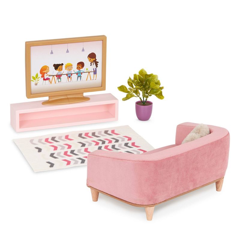 Our Generation Lovely Living Room Furniture Accessory Set for 18&#34; Dolls, 6 of 8