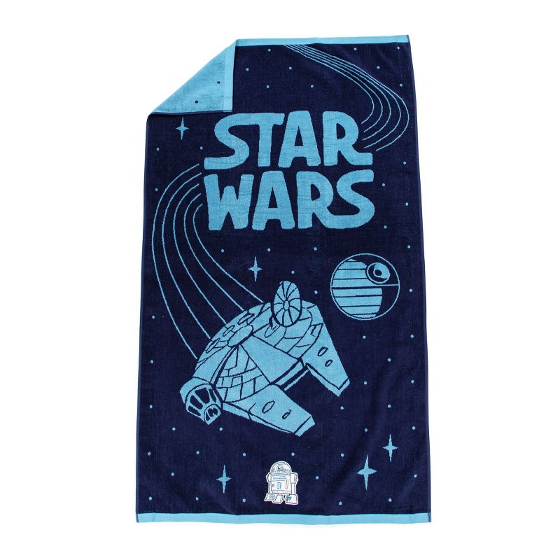 Star Wars Embroidered Beach Towel Blue, 4 of 6