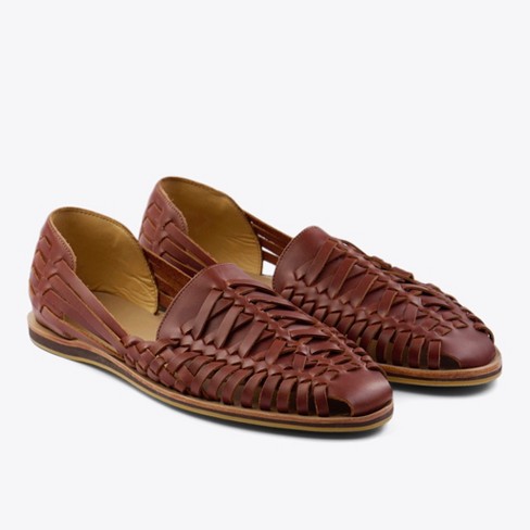 Nisolo Sustainable Men's Huarache Sandal Brandy, Size 8.5 : Target