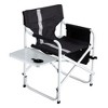 CAVINAS Oversized Lightweight Aluminum Folding Camping Chair with Side Table and Storage Pockets, Oxford Cloth Outdoor Seating, Lawn Chairs Folding - 2 of 4