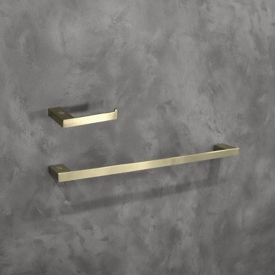 Brushed Gold Stainless Steel Bathroom Hardware Set
