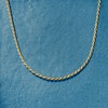 Ross-Simons 2mm 18kt Gold Over Sterling Rope-Chain Necklace - 3 of 4