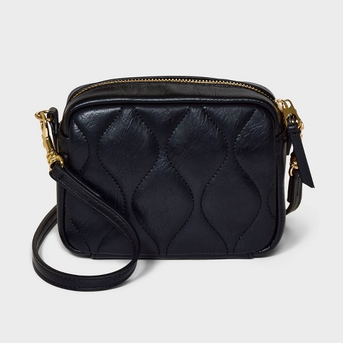 Black crossbody purse discount target