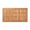 Sapphtopaz Patio Outdoor Table Patio Dining Table Acacia Wood Outdoor Dining Table Picnic Table for Garden, Lawn, Patio - 2 of 4