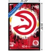 Trends International NBA Atlanta Hawks - Maximalist Logo 23 Framed Wall Poster Prints - 3 of 4