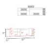 NicBex TV Stand for 70 Inch TV,TV Entertanment Center with Open Storage Shelves,Modern TV Console Table for Living Room - 3 of 4