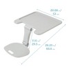 ECR4Kids The Surf Folding Portable Lap Desk, Large - 2 of 4