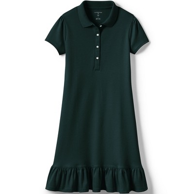 short sleeve ruffle hem dress