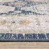 Captiv8e Designs Clara Textural Distressed Traditional Navy/Ivory Rug - 4 of 4