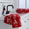 2pc Arctic March Hand Towel Set - SKL Home: Cotton Jacquard, Midweight, Machine Washable, for All Ages - 2 of 4