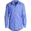 Lands' End Men's Solid No Iron Supima Pinpoint Straight Collar Dress Shirt - 3 of 4