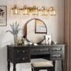 Crystal Gold Bathroom Vanity Light 3/4/5/6 Light Modern Bathroom Vanity Light Fixtures Over Mirror Modern Crystal Vanity Lighting - 4 of 4