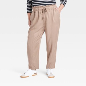 Women's High-Rise Tapered Ankle Pull-On Joggers - A New Day™ - 1 of 3