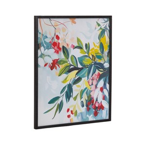 Kate & Laurel All Things Decor 16"x20" Gallery Jewel Tone Botanical Abstract Print by The Creative Bunch Studio Black - 1 of 4