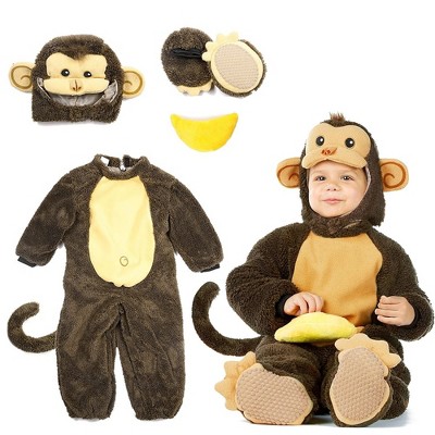 Joyfy Toddlers' Halloween Monkey Costume for Infant Baby Monkey Costumes for Halloween Cosplay