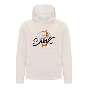 Everyday Kids Just Dunk It Basketball Pullover Hoodie – Slam Dunk Graphic Sweatshirt - 1 of 4