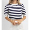 Women's CECI STRIPED KNIT TOP - SUNDAYUP - 4 of 4