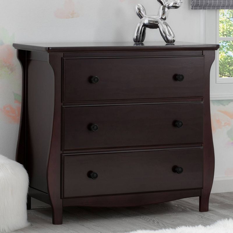 Delta Children Lancaster 3 Drawer Dresser with Changing Top and Interlocking Drawers, 4 of 13