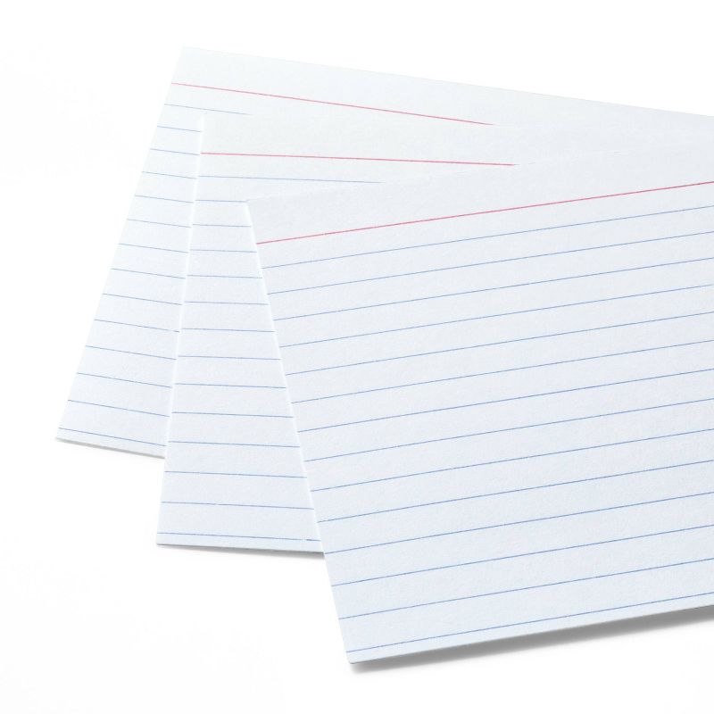 100ct 4&#34; x 6&#34; Ruled Index Cards White - up &#38; up&#8482;, 3 of 4
