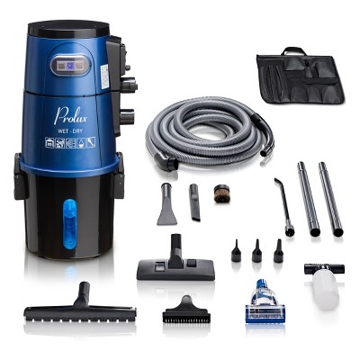 Prolux Professional Shop Wall Mounted Vacuum - Blue