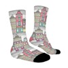 Amsterdam Colorful Houses Women Printed Crew Socks Funny Funky Socks Soft Polyester Novelty Gifts for Artists Men - 3 of 4
