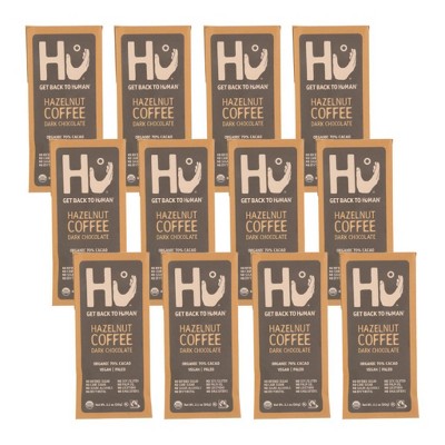 Hu Hazelnut Coffee Dark Chocolate 70% Cacao Bar - Case of 12/2.1 oz