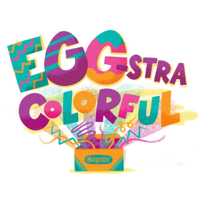 Women's Crayola Easter Egg-Stra Colorful T-Shirt, 2 of 5