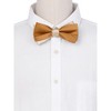INSPIRE CHIC Men's Two Color Layered Adjustable Solid Color Bow Ties - 4 of 4