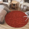 Solid Texture Area Rugs Washable Modern Accent Carpet with Non-Slip Backing - 4 of 4