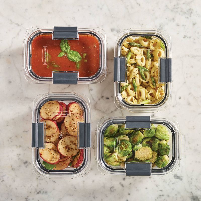 Rubbermaid Brilliance 22pc Plastic Food Storage Container Set Clear, 5 of 7
